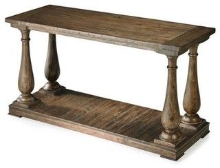 Beaumont Lane Wood Console Table, Natural Pine – Console Regarding Preferred Natural Wood Console Tables (View 15 of 15)