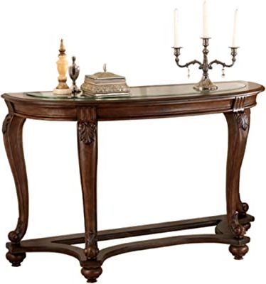 Best And Newest 2 Piece Round Console Tables Set Intended For Amazon: Signature Designashley – Norcastle (View 7 of 15)
