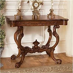 Best And Newest Antique Console Tables With Regard To Amazon: Xoticbrands Antique Replica Hand Carved (View 9 of 15)