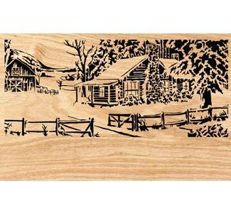 Best And Newest Mountains Wood Wall Art Within All – Winter Retreat Scrolled Wall Art Pattern (View 10 of 15)