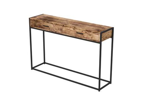 Brown Console Tables With Well Known Safdie & Co (View 8 of 15)