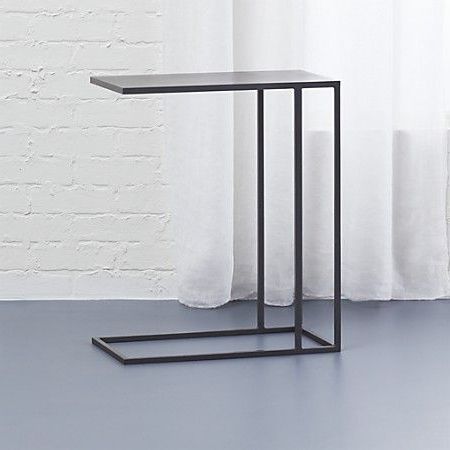 C Table, Modern Side Within Preferred Oval Aged Black Iron Console Tables (View 14 of 15)