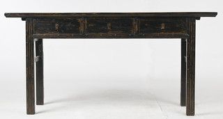 Chinese Antique Intended For Well Known Antique White Black Console Tables (View 13 of 15)