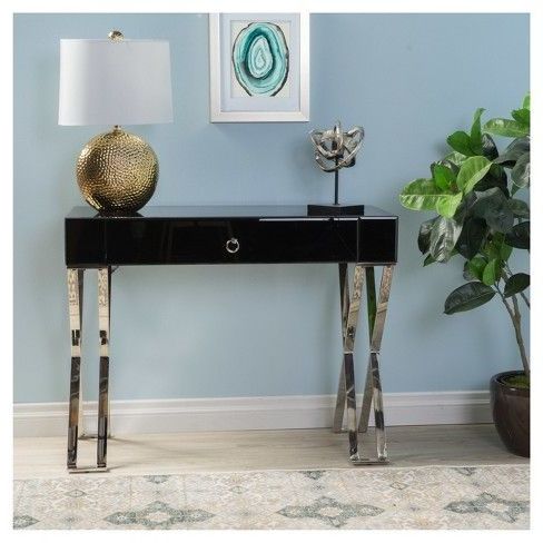 Clear Glass Top Console Tables Pertaining To Favorite This Christopher Knight Home Brilee Console Table Is (View 5 of 15)