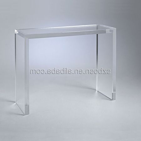 Clear High Quality Acrylic Console Table,Perspex Tables Regarding Newest Clear Console Tables (View 12 of 16)