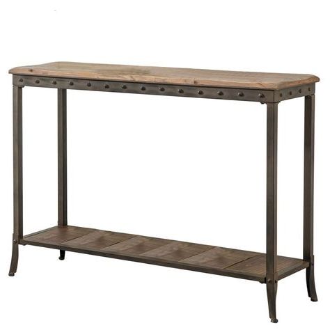 Console Table, Wood With Wood Rectangular Console Tables (View 1 of 15)