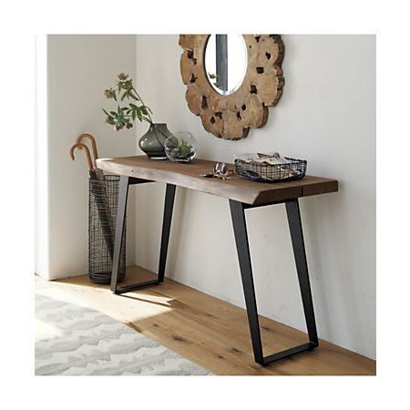 Crate And Barrel In Natural Wood Console Tables (View 1 of 15)
