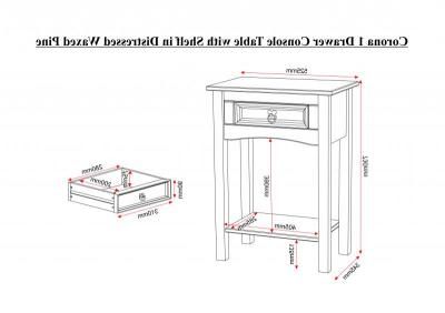 Current 1 Shelf Console Tables Pertaining To 1 Drawer Console Table – Choice Furniture And Carpets (View 4 of 4)