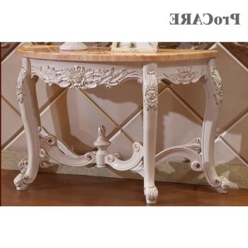 Current Marble Top Console Tables Within 2017 New Design Classic White Marble Top Console Table (View 7 of 15)