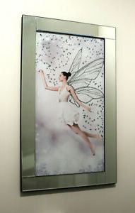 Current Mirror Frame Fairy Picture With Glitter Liquid Crystal In Liquid Wall Art (View 4 of 15)