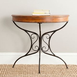 Current Safavieh Bertha Dark Brown Console Table Throughout Dark Coffee Bean Console Tables (View 11 of 15)