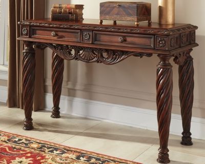 Dark Brown Console Tables Throughout Recent North Shore Sofa/Console Table,Ashley Homestore, Dark (View 11 of 15)