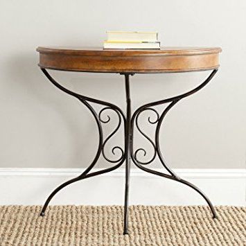 Dark Brown Console Tables With Regard To 2019 Safavieh American Homes Collection Bertha Dark Brown (View 12 of 15)