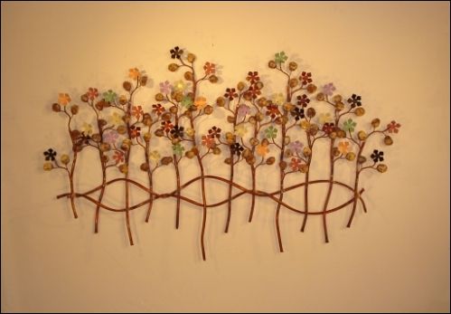 Famous Botanical Metal Wall Decor, Sculptures And Art (View 12 of 15)