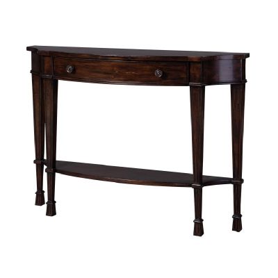 Famous Hekman 2 7981 Accents And Occasional Console With Drawer Regarding Aged Black Iron Console Tables (View 7 of 15)