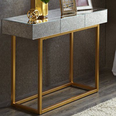 Famous Mirrored Console Tables Inside Mirrored Console Tables You'Ll Love In  (View 4 of 15)