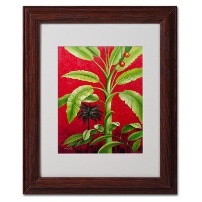Famous Trademark Art 'Tropical Palm Ii'Victor Giton Framed Inside Tropical Framed Art Prints (View 1 of 15)