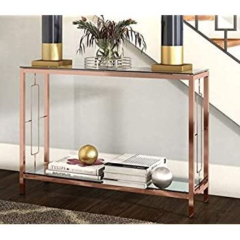 Fashionable Black And Gold Console Tables With Amazon: Narrow Console Table  Entry Tables For (View 3 of 15)