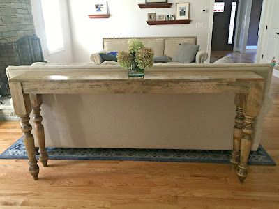 Fashionable Hand Finished Walnut Console Tables Within Drew Danielle Design: Sofa Table In Special Walnut Stain (View 10 of 15)