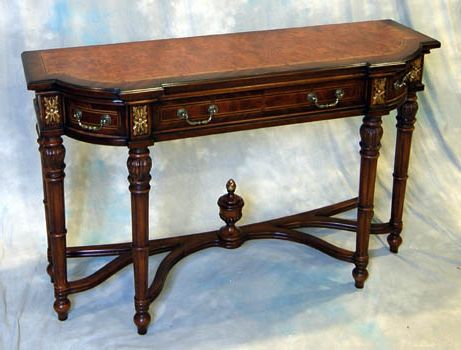 Fashionable Mahogany And More Sofa Tables – Ornate French Console Hall With Regard To Gold Console Tables (View 15 of 15)