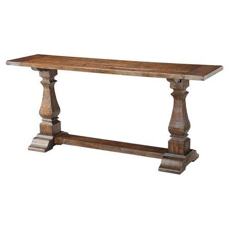 Found It At Wayfair – Console Table In Rustic Brown Regarding Well Liked Brown Console Tables (View 4 of 15)