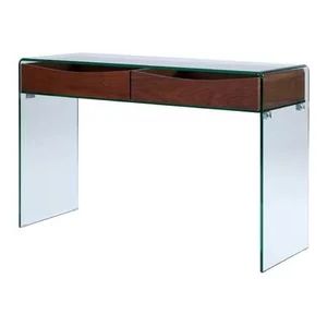Geometric Glass Modern Console Tables Throughout Well Known Casabianca Home Ibiza Glass Console Table – Contemporary (View 3 of 15)