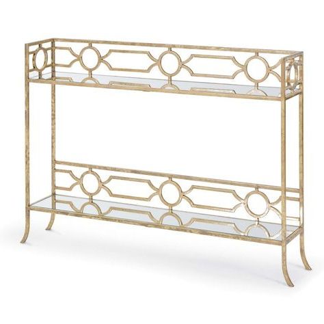 Geometric Shelves, Console Table, Console (View 9 of 15)