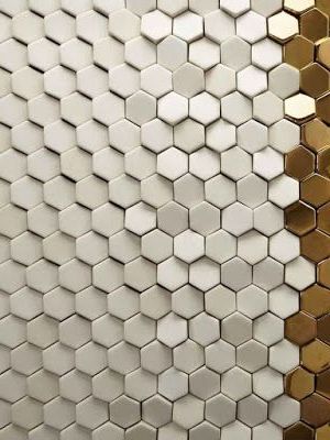 Hexagons Wall Art For Most Recently Released Hexagonal 3d Wall Panels Made Of Gypsum (View 14 of 15)