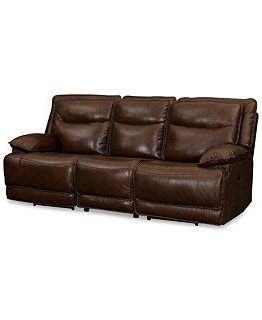 Joffrey Leather 3 Piece Sectional Sofa With 2 Power With Current 3 Piece Console Tables (View 7 of 15)