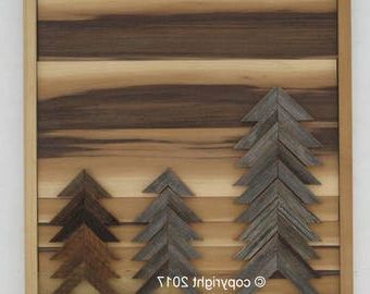 Landscape Wood Wall Art Regarding Popular Abstract Painting Wood Wall Art Paintings (View 1 of 15)