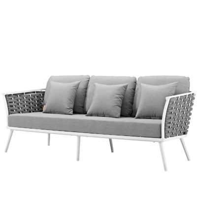 Latest 5 Piece Console Tables In Stance 5 Piece Outdoor Patio Aluminum Sectional Sofa Set (View 3 of 15)
