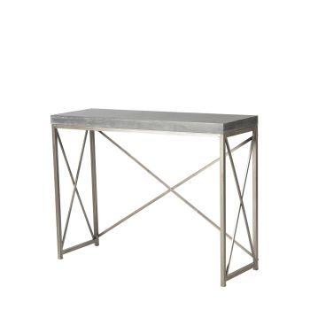 Latest Mayco New Style Hallway Entrance Iron Wooden Industrial Pertaining To Oval Aged Black Iron Console Tables (View 11 of 15)