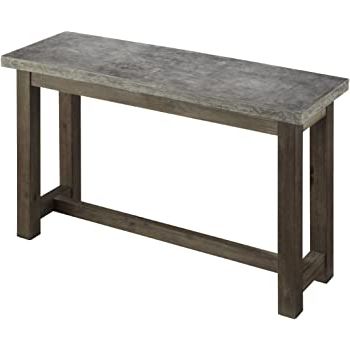 Latest Modern Concrete Console Tables With Amazon: Home Styles Concrete Chic Brown/Gray Console (View 8 of 15)