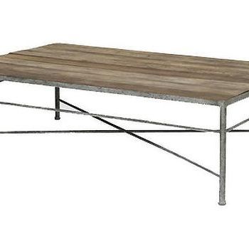 Latest Oversized Galvanized Merchantile Metal Coffee Table Inside Oval Corn Straw Rope Console Tables (View 15 of 15)