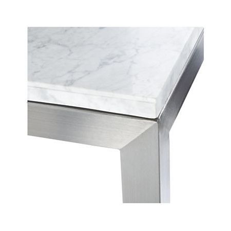 Latest White Marble And Gold Console Tables For Parsons White Marble Top/ Stainless Steel Base 48X (View 15 of 15)