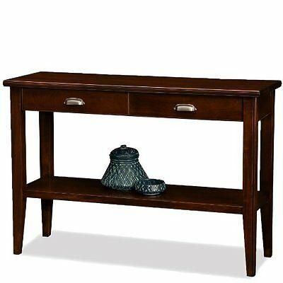 Leick Laurent 2 Drawer Hall Console Table With Regard To Most Current 2 Drawer Oval Console Tables (View 2 of 15)