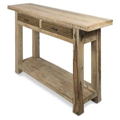 Lifestyle Traders Natural Ahoy Two Drawer Console Table With Best And Newest Natural Seagrass Console Tables (View 10 of 15)