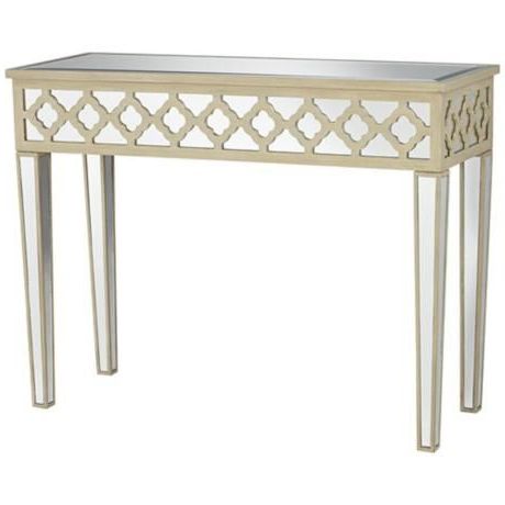 Lola Collection Mirror Console Table – #W (View 4 of 15)