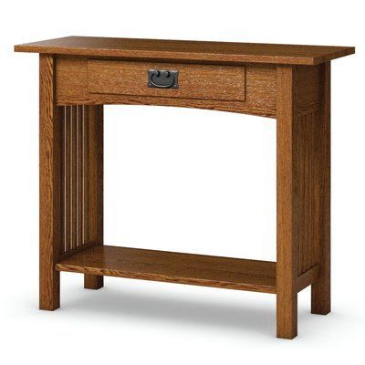 Millwood Pines Rushville 36" Solid Wood Console Table In With Favorite Natural Seagrass Console Tables (View 11 of 15)
