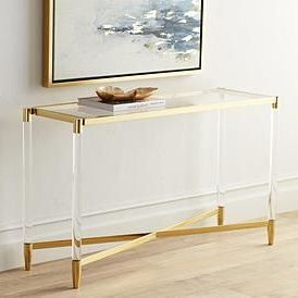 Modern Console Inside Acrylic Console Tables (View 5 of 15)