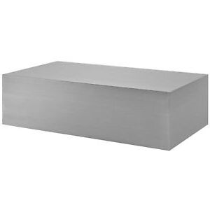 Modern Cube Stainless Steel Contemporary Accent Coffee Intended For Most Recently Released Silver Stainless Steel Console Tables (View 15 of 15)