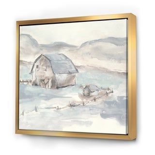 Modern Framed Art Prints With Fashionable Designart 'Farmhouse Barn Grey Iv' Modern Farmhouse Framed (View 10 of 15)