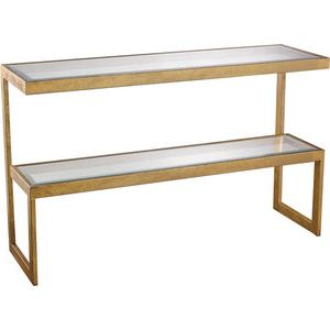 Most Current Antiqued Gold Leaf Console Tables Regarding Gold Leaf Key Console – Contemporary – Console Tables – (View 15 of 15)