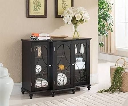 Most Popular Black And White Console Tables With Narrow Granite Top Sideboard Buffet Entry Console Table (View 9 of 15)