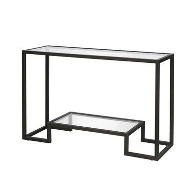 Most Popular Glass And Pewter Console Tables Inside Modern Glass Console Tables (View 8 of 15)