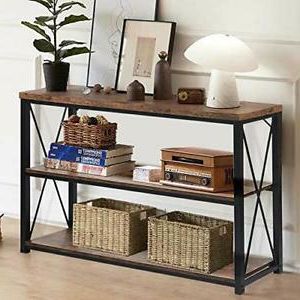 Most Popular Nsdirect Console Sofa Table Rustic Console Table&Tv With Regard To 3 Tier Console Tables (View 5 of 15)