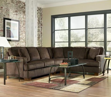 Most Recent 3 Piece Console Tables Inside Atmore – Chocolate 3 Piece Sectional Groupsignature (View 6 of 15)