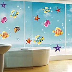Most Recent Amazon: Rainbow Wall Stickers Wall Decor Removable Intended For Rainbow Wall Art (View 6 of 15)