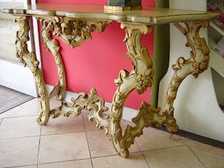 Most Recent Cream And Gold Console Tables Inside Newport Avenue Antiques: Vintage Spanish Baroque Console Table (View 11 of 15)