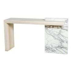 Most Recent Paul Marra Marble And Bleached Oak Console In 2020 Inside Honey Oak And Marble Console Tables (View 11 of 15)